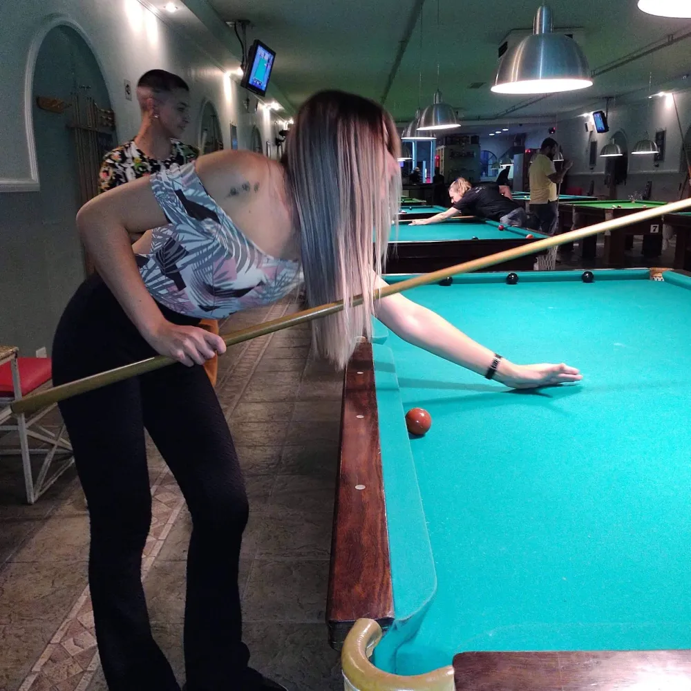 Mesas de sinuca do Bola Sete Snooker Bar em São Caetano do Sul
